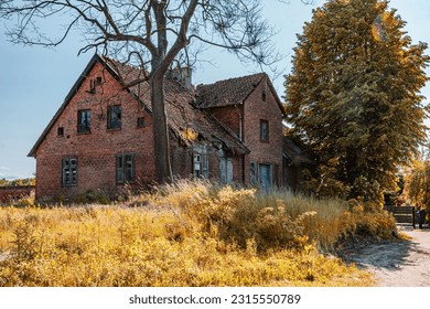 Old spooky abandoned house in England