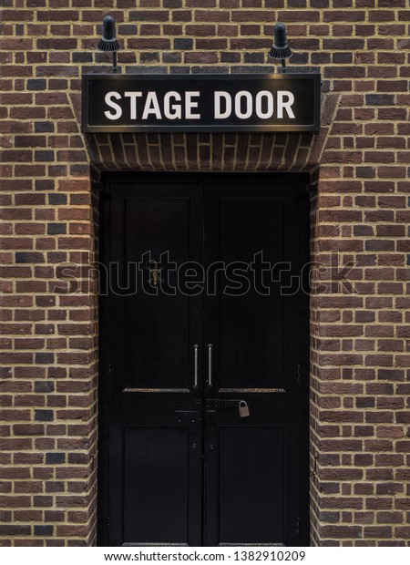 The old stage door entrance\
