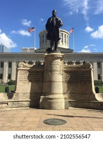 Old Statue At Ohio Statehouse
