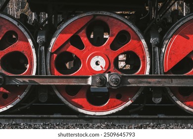 An old steam locomotive at the station