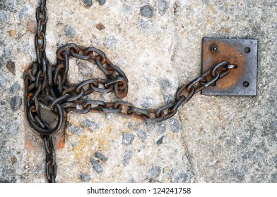 old steel chain