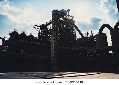 Old Steel Mill In Duisburg Germany