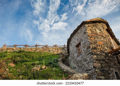 Old Stone Building Near Grass Hill