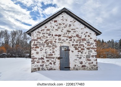 Old Stone Building On A Abandon Military Fort