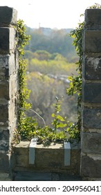 The Old Stone City Wall Landscape View Located In Nanjing City Of The China