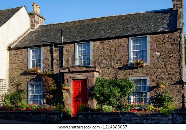 Old Stone Cottage Muthill Perth Kinross Stock Photo Edit Now