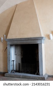 Old Stone Fireplace In A House In Italy Beautiful Architecture