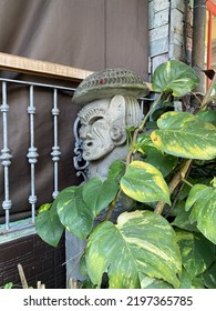 An Old Stone Hindu Statue