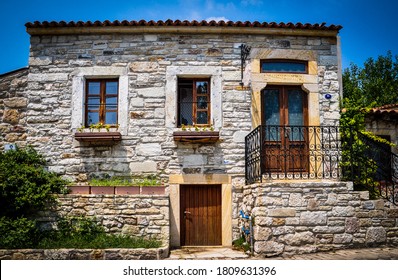 Old Stone House On The Streets Of Foça.