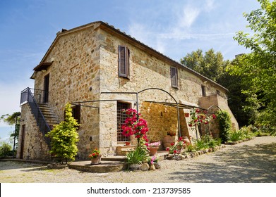 Old Stone House In Tuscany, Italy