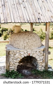 An Old Stone Oven Outside, A Pizza Oven.