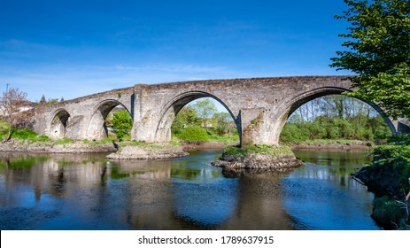 The Old Stone Stirling Bridge, At The Location Of The Battle Of Stirling Bridge In 1297AD.