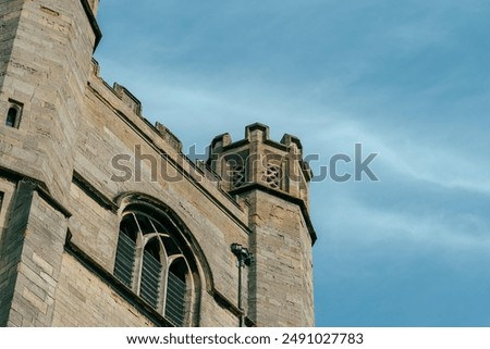 Similar – Image, Stock Photo Stone tower on the shore of a mountain lake
