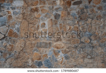 Old stone wall  texture for background.