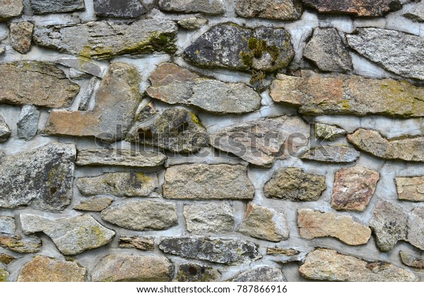 Old stone wall texture background. Texture from\
Czech Republic.