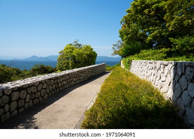 The Old Stone Walls Of Shikoku, Japan.