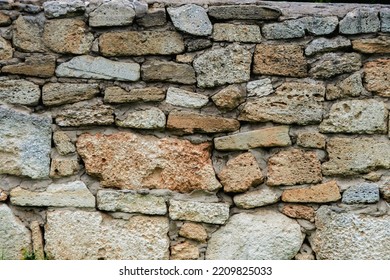 Old Stonework. The Texture Of The Stones.