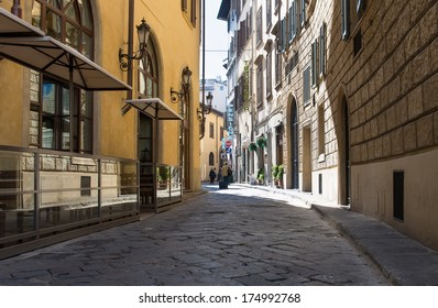 Old Street In Florence, Italy