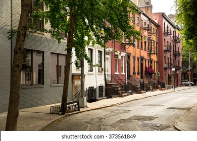 Old Street In Greenwitch Village New York