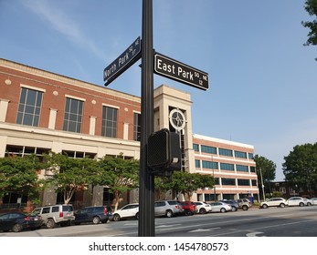 Old Street In Marietta, Atlanta, Georgia