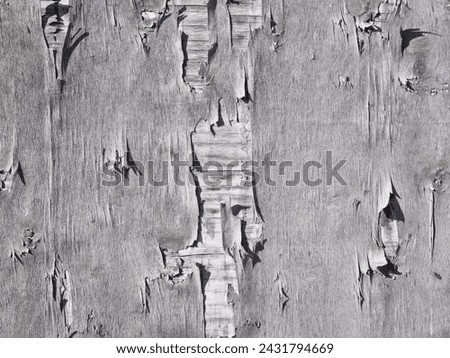 Old street peeling wood board. Abstract background