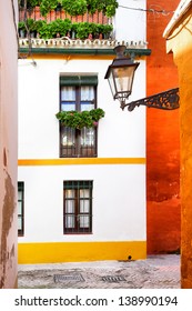 Old Street In Seville, Spain