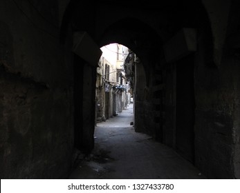 In The Old Streets Of Old Damascus Syria 