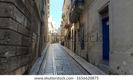 old streets of Valletta Malta