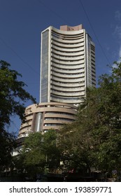 Old Structure Of Share Market Bombay Stock Exchange Building Shot On May 13, 2012, Mumbai Maharashtra, India.