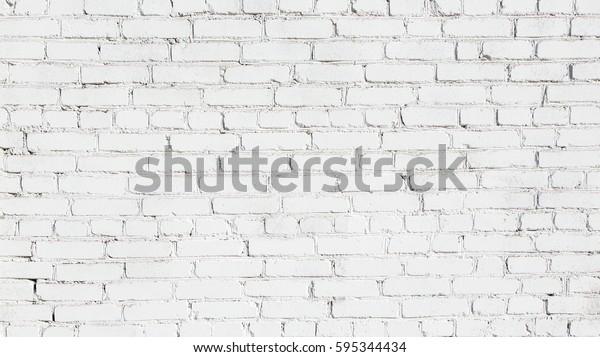 古い漆喰塗りの白いレンガの壁 抽象的な白黒のレンガ壁の背景テクスチャー デザイン用ビンテージ壁紙ウェブバナーワイドスクリーン の写真素材 今すぐ編集