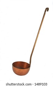 Old Style Copper Ladle Spoon