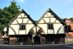 Old Style English House In Winchester, England