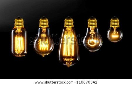 old style Incandescent bulbs