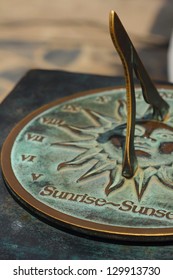 Old Sun Clock Dial - Vintage Sundial