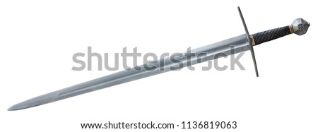 Old sword medieval weapon blade knight equipment  