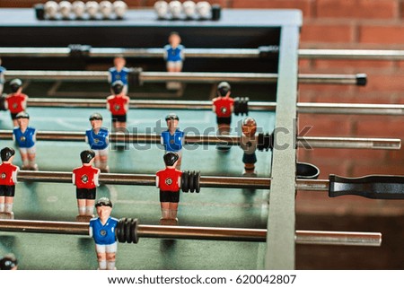 Old table football game