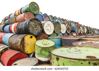 Old Tanks Containing Hazardous Chemicals Isolated