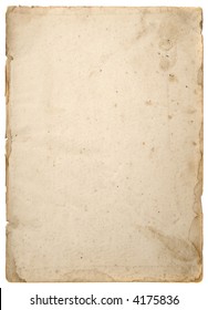 Old Tattered Textured Paper, Art Antique Background