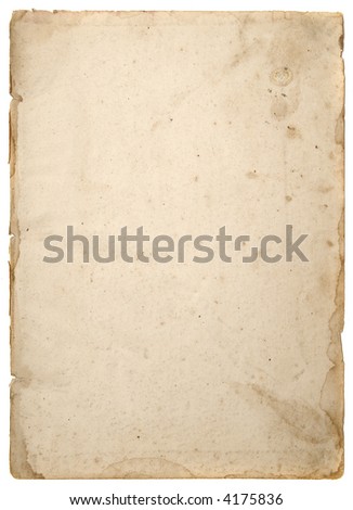 Old Tattered Textured Paper Art Antique Stock Photo (Edit Now) 4175836 ...