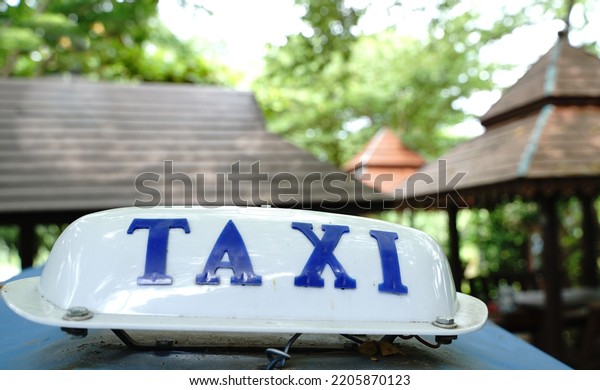 Old taxi sign \ Taxi sign\
retro 