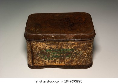 Old Tea Box, Iron With Rust