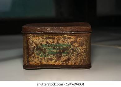 Old Tea Box, Iron With Rust