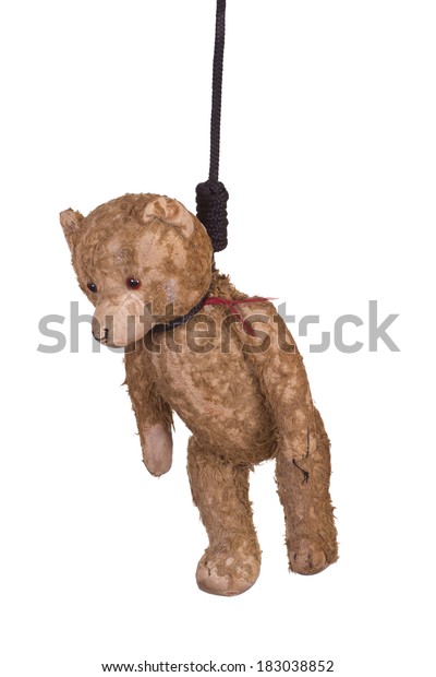 teddy hanging