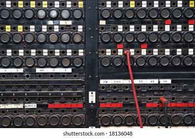 Old Telephone Exchange Board