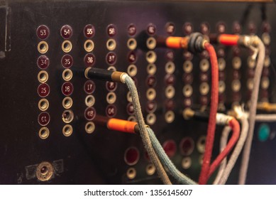 Old Telephone Switcher Used In Power Stations To Carry Out Communications - Concept Of The Passage Of Time And Progress Of Technology