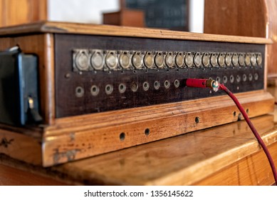 Old Telephone Switcher Used In Power Stations To Carry Out Communications - Concept Of The Passage Of Time And Progress Of Technology