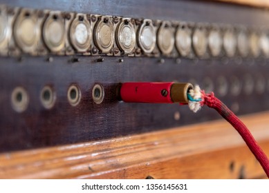 Old Telephone Switcher Used In Power Stations To Carry Out Communications - Concept Of The Passage Of Time And Progress Of Technology