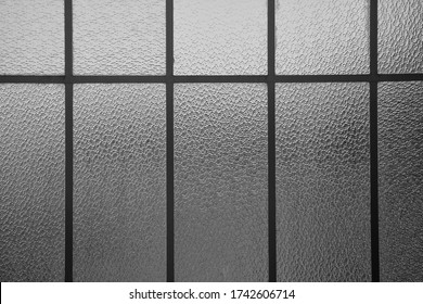 Old Textured Opaque Glass Window