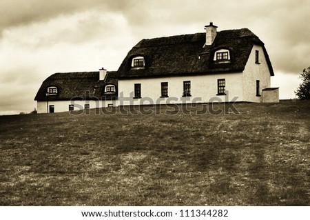 Similar – Image, Stock Photo Smokehouse II White Red 2