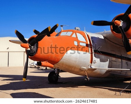 An Old Three Engine Transport Airplane